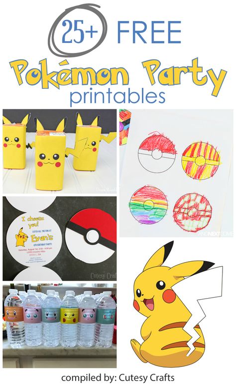 Free printable Pokemon birthday party invitations that look like Pokeballs! Make them with free Silhouette cut files provided or print out the pdf files! Pokemon Birthday Sign Diy, Free Pokemon Birthday Printables, Pokemon Party Invitations Free, Pokemon Birthday Printables, Pokemon Snacks Ideas, Pokémon Trunk Or Treat, Pokedex Printable, Pokemon Food Ideas Birthdays, Pokémon Printable