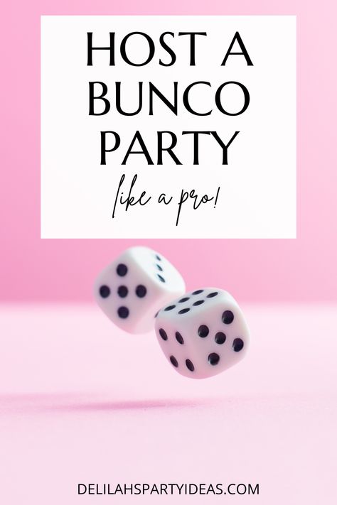 Bunco Game Night, Dinner For Bunco Group, Bunko Food Ideas Meals, Bunco Table Decorations, Bunco Party Food Ideas, Hosting Bunco Night, Bunko Party Food, Bunco Snacks For Tables, Bunko Themes Ideas