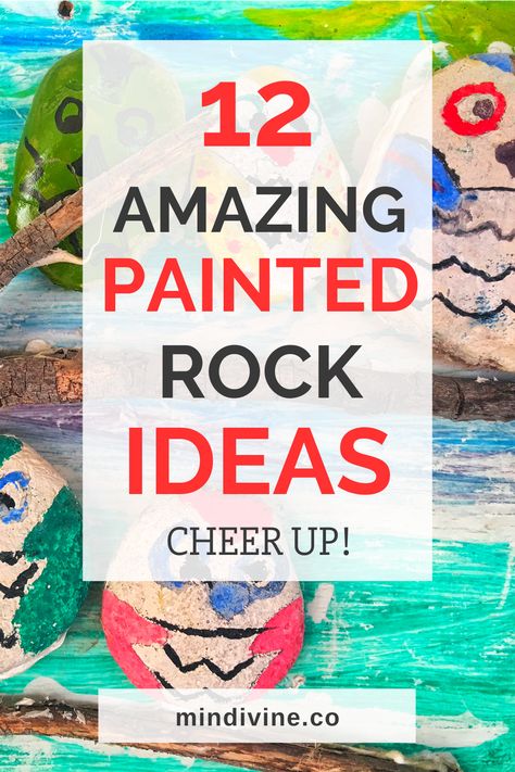 Looking for a fun DIY project? Try these 12 easy paint rock ideas for beginners and experienced artists! Unleash your imagination! Rick Paintings Easy, Kindness Rock Painting Ideas, Inspirational Rock Painting Ideas Easy, Easy Rock Painting Ideas For Beginners, Simple Painted Rocks, Easy Rock Painting Ideas Simple, Painting Rocks Ideas, Easy Rock Painting Ideas, Easy Rock Painting