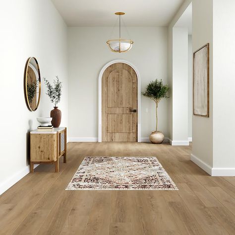 Wood plank flooring