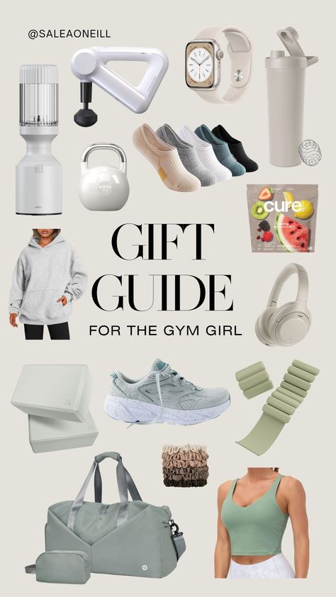 Gym Bag Essentials Women, Gym Chic, Pilates Gifts, Gifts For Gym Lovers, Home Gym Essentials, Gym Bag Essentials, Gym Gifts, Fitness Gadgets, Gym Girl