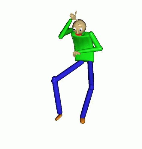 Take The L, Baldi's Basics Fanart, Baldis Basics, Meme Gif, Black Memes, My Favourite Teacher, Baldi's Basics, Boyfriend Games, Dancing Gif