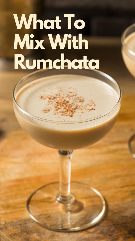 What To Mix With  Rumchata Rum Chata Mixed Drinks, Fall Drinks With Rum Chata, Cocktails With Rum Chata, Rum Chata Gift Ideas, Rumchata Recipes Christmas, Simple Rumchata Drinks, Rumchata Fall Drinks, Run Chata Recipes, Rum Chata Drink Recipes