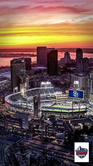 San Diego Wallpaper, San Francisco Wallpaper, Sunset London, Baseball Backgrounds, San Diego Baseball, Stadium Wallpaper, San Francisco At Night, San Diego Padres Baseball, Mlb Stadiums