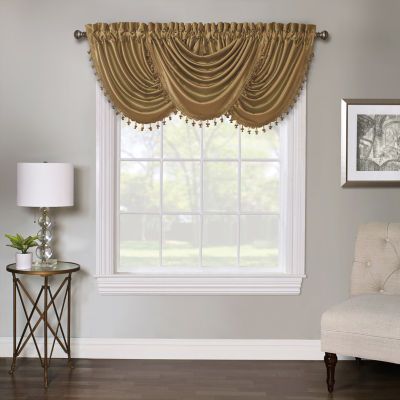 Regal Home Rod Pocket Waterfall Valance - JCPenney Waterfall Valance, Layered Curtains, Curtain Length, Curtains Width, Valance Window Treatments, House Window, Curtain Valance, Curtains Window Treatments, Valances