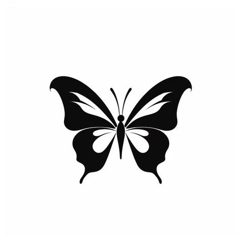 Butterfly Icon, Butterfly Silhouette, Bee Drawing, Butterfly Clipart, Perfect Images, Stencil Decor, Butterfly Png, Colorful Borders Design, Queen Tattoo