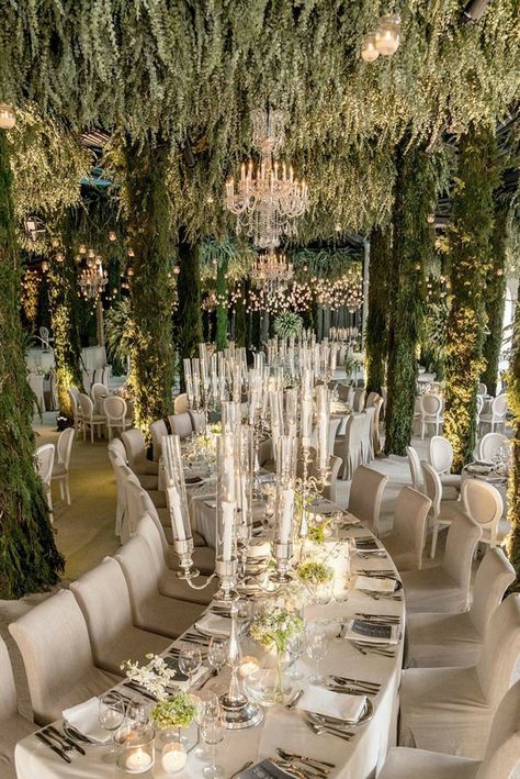 Enchanted Forest Wedding, Luxury Wedding Decor, Venue Decorations, Wedding Venue Decorations, Elegant Dinner, Venue Decor, Desi Wedding, Long Table, Wedding Goals