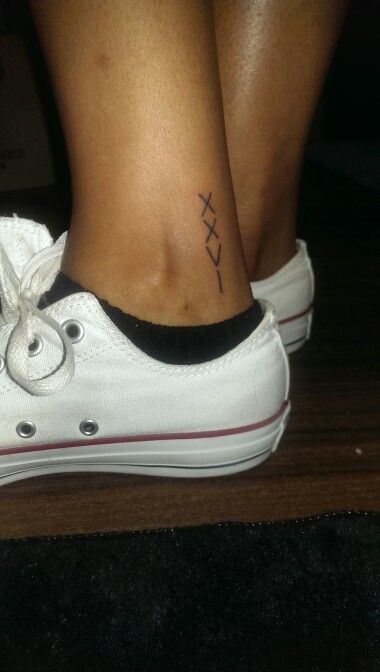 roman numerals | 26 26 Roman Numeral Tattoo, 2 Roman Numeral Tattoo, Tattoo On Foot, Roman Numeral Tattoo, Numeral Tattoo, Tattoo Ankle, Roman Numeral Tattoos, Awesome Tattoos, Piercing Ideas