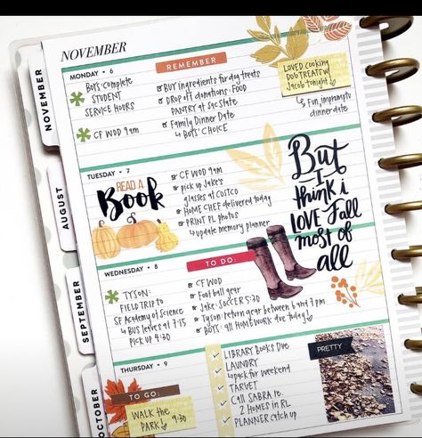 Horizontal layout - IG:momruncraft Planner Horizontal Layout, Digital Bullet Journal, Happy Planner Layout, Washi Tape Planner, Pretty Planners, Planner Tips, Mini Happy Planner, Filofax Planners, Planner Spread