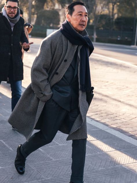 Yasuto Kamoshita: Menswear Straight Arrow - Album on Imgur Grey Flannel Trousers, Navy Sport Coat, Proper Cloth, Grey Flannel, Tweed Coat, Black Suits, Old Man, Sport Coat, Flannel Shirt