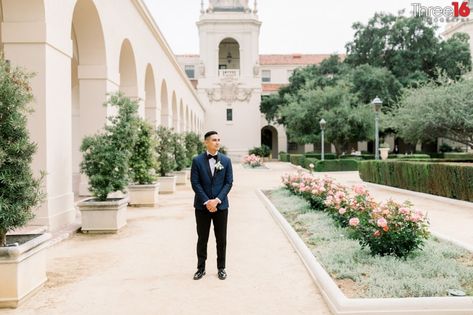 Coral Gown, Pasadena Wedding, Pasadena City Hall, City Hall Wedding, Ballroom Wedding, High School Sweethearts, Bridal Photos, Laguna Beach, Outdoor Ceremony