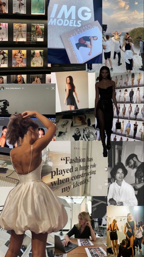 Fashion Communication Aesthetic, Vouge Summer School, Clothing Designer Aesthetic, Model Aesthetic Wallpaper, Fashion Vision Board, Barbie Posses, Pageant Aesthetic, Future Model, Victoria's Secret Aesthetic