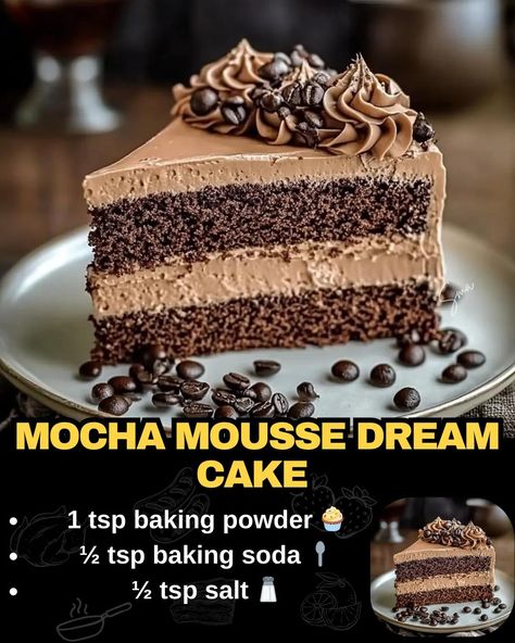 Mocha Mousse Dream Cake Mocha Cake Filling, Coffee Mouse Cake, Mocha Mousse Filling, Easy Chocolate Mousse Cake Filling, Mocha Cake Decoration, Coffee Mousse Cake Recipe, Mocha Mousse Cake, Coffee Mousse Cake, Coffee Flavored Cake