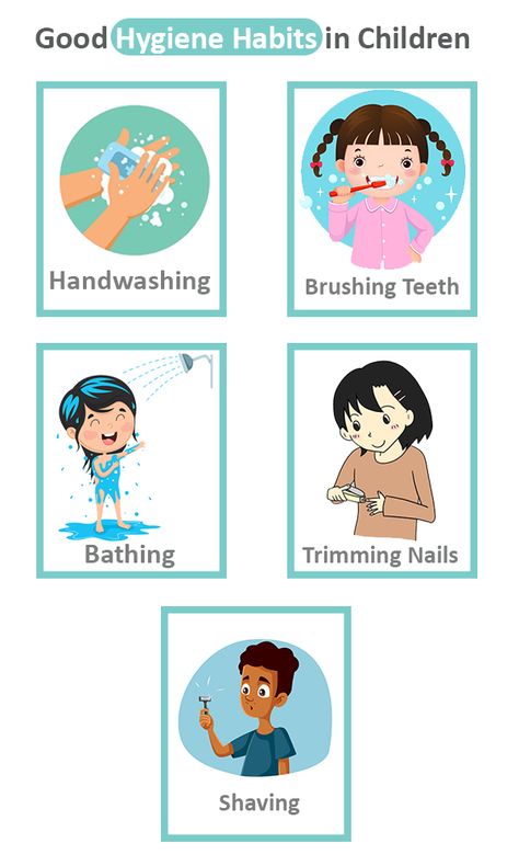 Good-Hygiene-Habits-in-Children Body Hygiene Tips, Personal Hygiene Worksheets, Personal Hygiene Activities, Nursery Rhymes Preschool Crafts, Good Habits For Kids, Healthy Habits For Kids, Hygiene Activities, Good Hygiene, Rules For Kids