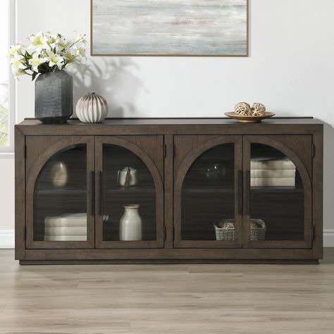 Open Menu Media Console Black, Media Sideboard, Stunning Hallway, Sand Interior, Glass Sideboard, Sideboard Media Console, Dining Room Server, Living Room Entertainment Center, Dining Room Sideboard