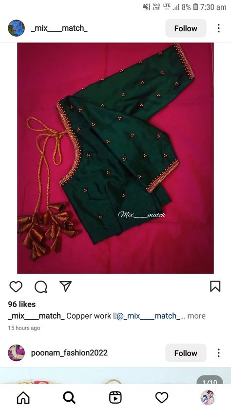 Casual Blouse Designs, Green Blouse Designs, Best Blouse Designs, New Saree Blouse Designs, Traditional Blouse Designs, Latest Model Blouse Designs, Cutwork Blouse Designs, Blouse Design Images, New Blouse Designs