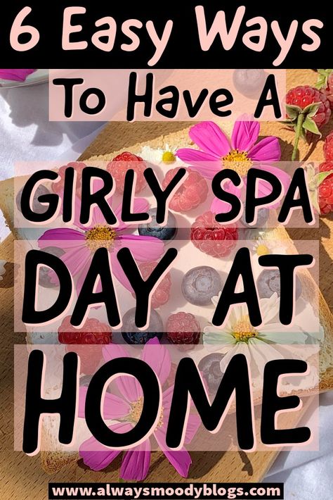 Whether big or small, it’s so important that you remember to celebrate all of your accomplishments in life. Not only the big things that you deem as more important, but also the simple things too. So here are 6 easy ways to have a girly spa day at home :) Spa Day Menu Ideas, Things To Do On A Spa Day At Home, Spa Day Ideas For Women, Mom And Daughter Spa Day At Home, At Home Spa Day For Kids, Diy Spa Day Ideas, Spa Days At Home, Diy At Home Spa Day, Galentines Spa Day