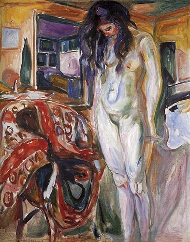 Edvard Munch German Expressionism, Edvard Munch, 12 December, Post Impressionism, Oil Painting Reproductions, Painting Reproductions, Rembrandt, Henri Matisse, Wicker Chair