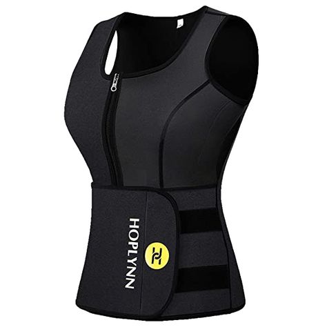 Hook and Loop closure HOPLYNN UPDATED VERSION: new special design to make the slimming sauna sweat vest more flexible and the waist belt sticker. Give you a perfect fit. Sports Bra + Waist Trimmer + Waist trainer for women PREMIUM MATERIAL: Made of quality neoprene which is lightweight, comfortable and offers great performance on stomach shaper and burning your fat HIGH PERFORMANCE THERMAL VEST: Make sure you reach your new fitness goals faster and easier than Best Waist Trainer Corset, Sauna Waist Trainer, Sweat Waist Trainer, Best Waist Trainer, Waist Trainer Vest, Sweat Vest, Tummy Shaper, Sauna Suit, Vest For Women