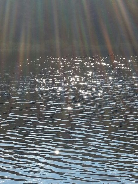 Nature, Sun Glistening On Water, Water Glistening, Glistening Water, Shimmering Water, Glitter Water, Story Background, Sun Aesthetic, Sea Dream