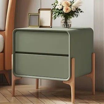 Emerald Green Bedside Table, Nightstand Green, Cool Nightstand, Nursery Nightstand, Green Nightstand, Kids Nightstands, Green Bedside Table, Nightstand With Drawers, Green Nightstands