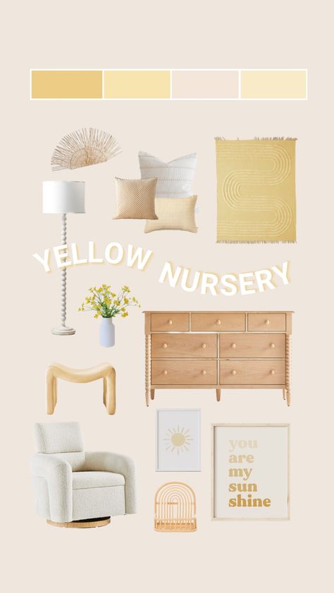 Nursery With Yellow Accents, Nursery Ideas Yellow Walls, White And Yellow Nursery, Yellow Neutral Nursery, Yellow Sun Nursery, Yellow Sunshine Nursery, Pale Yellow Nursery Gender Neutral, Ray Of Sunshine Nursery, Light Yellow Nursery Walls