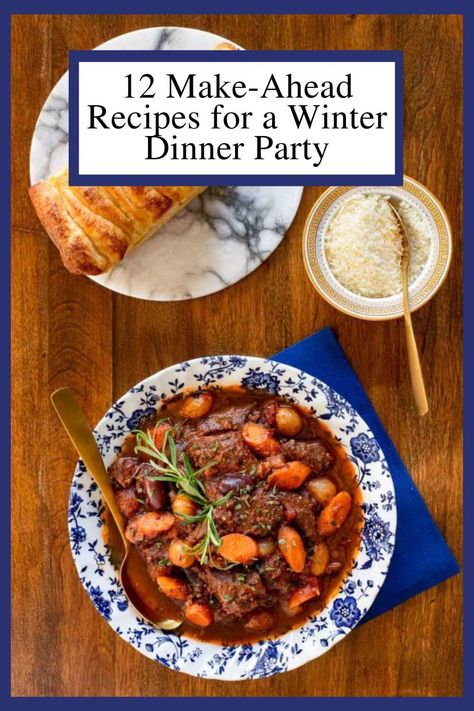 Afternoon Get Together Food, Comfort Party Food, Company Menu Ideas, Healthy Hosting Dinner, Easy Meal For Hosting, Family Style Recipes, Simple Holiday Dinner Ideas, Best Make Ahead Dinners, Entertaining Meal Ideas