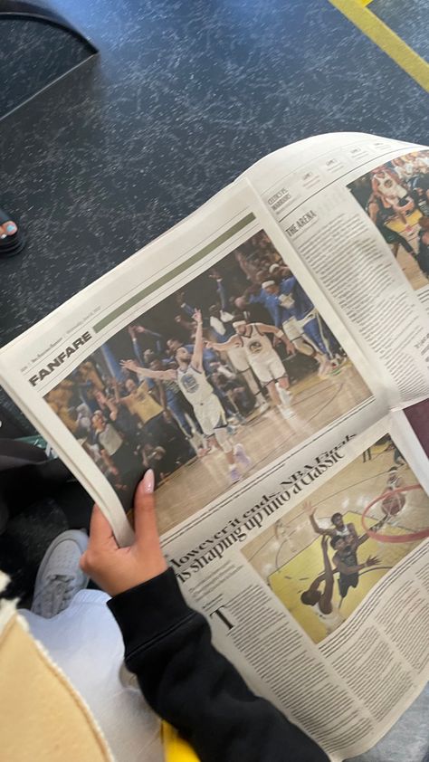 #aesthetic #news #photography #nails #newspaper #basketball #stephencurry #instagram Reading News Paper Aesthetic, High School Newspaper Aesthetic, Newspapers Aesthetic, Reading Newspaper Aesthetic, News Reporter Aesthetic, News Paper Aesthetic, Reporter Aesthetic, News Aesthetic, Journalist Aesthetic