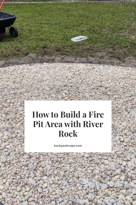 Inexpensive Fire Pit Area, Outside Fire Pit Area, Fire Pit Ground Ideas, Ground Level Fire Pit, Keyhole Fire Pit Ideas, How To Make A Gravel Fire Pit Area, In Ground Fire Pit Diy, How To Build Fire Pit, Fire Pit Outdoor Area