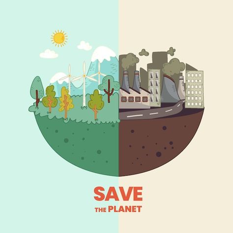 Environmental Illustration, Environmental Sustainability, Environmental Aesthetic, Save Environment Posters, Save Earth Posters, Earth Day Drawing, Photoshop Poster, Save Environment, Earth Poster