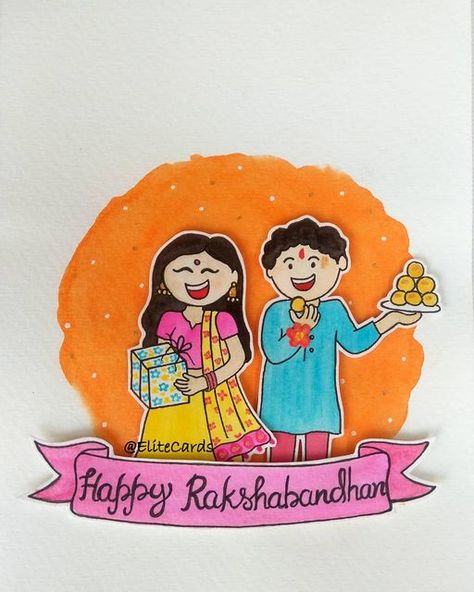 Raksha Bhandan Poster, Rakhi Pictures Ideas, Rakshabandhan Drawing For Kids, Happy Rakhi Cards, Rakhshanda Drawing, Rakshabandhan Decoration In School, Rakhi Stickers Printable, Happy Rakhi Stickers, Raksha Bandhan Bulletin Board Ideas