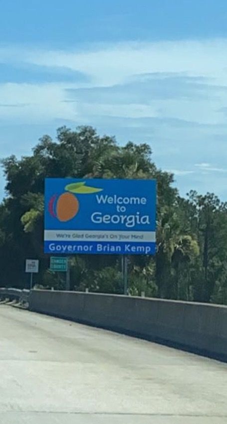 Welcome To Georgia Sign, Welcome Boards, Highway Signs, Georgia, Road Trip, Travel