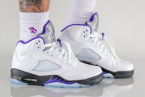 Jordan 5 Concord Outfit, Jordan 5 Concord, Jordan 5 Shoes, Twitter Famous, Jordans 5, Jordan Concord, Jordan Retro 5, Nike Shoes Air Force, Nike Air Jordan 5