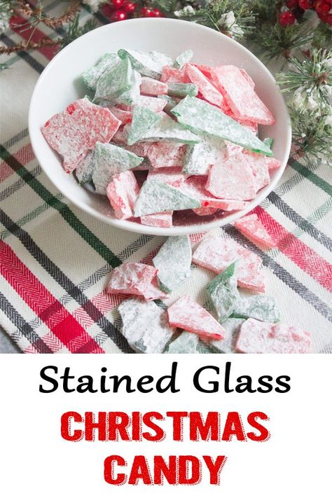 Christmas Hard Candy, Spearmint Candy, Hard Christmas Candy, Stained Glass Candy, Hard Tack Candy, Hard Tack, Christmas Candy Easy, Christmas Candy Homemade, Hard Candy Recipes