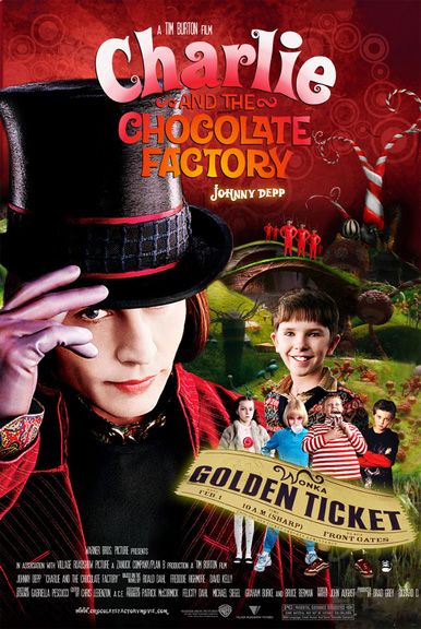 Charlie And The Chocolate Factory (2005) - Johnny Depp, Freddie Highmore, David Kelly Johnny Depp Willy Wonka, Charlie Chocolate Factory, Wonka Chocolate Factory, John Depp, Wonka Chocolate, Old Cartoon Shows, Charlie And The Chocolate Factory, Johnny Depp Movies, Film Vintage