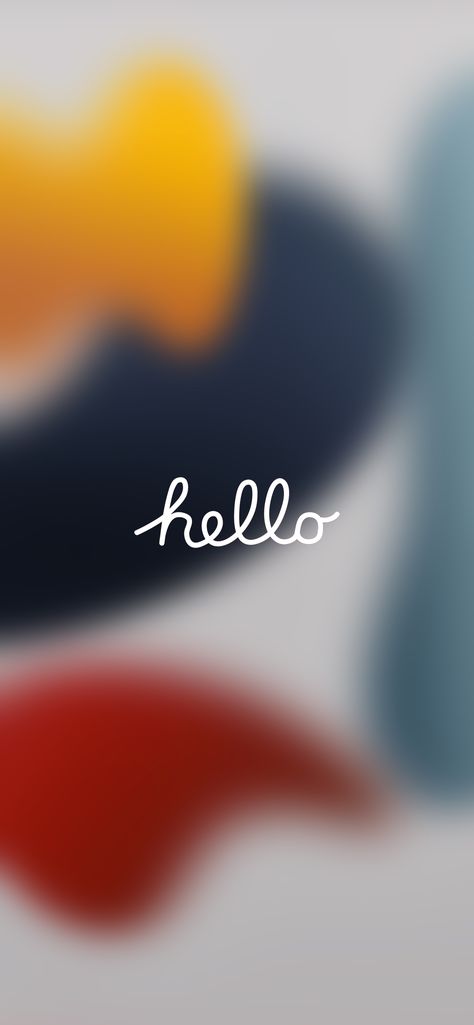 Hello iOS 15 - Wallpapers Central Hello Wallpaper Iphone, Wallpaper Blurred, Iphone Ios 17, Cool Wallpapers For Your Phone, 15 Wallpaper, Hello Wallpaper, Iphone Wallpaper Earth, Iphone Wallpaper Blur, Handy Wallpaper