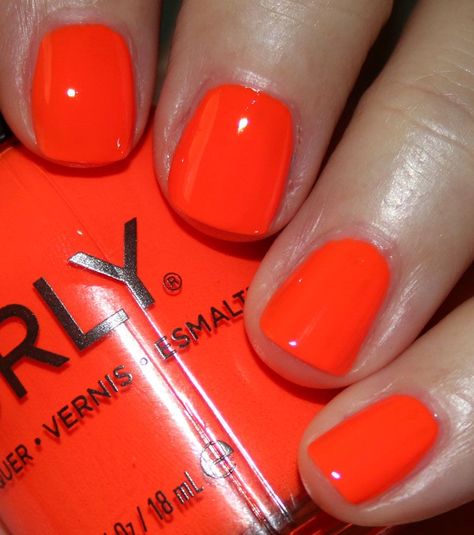 ORLY Pacific Coast Highway for summer 2016 is here so put on your sunglasses and stay awhile! ? The Pacific Coast Highway stretches down L.A.'s coast and Orly Nails, Pink Nail Colors, Orange Nail, Pacific Coast Highway, Colorful Nail Designs, Nails 2024, Beach Nails, Elegant Nails, Fancy Nails