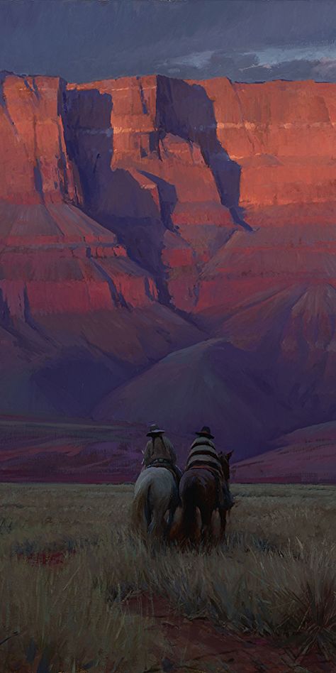 Jeremy Lipking Jeremy Lipking, Vermilion Cliffs, Cowboy Artwork, Cowboy Pictures, Western Artwork, Western Photography, Western Landscape, Western Paintings, Western Aesthetic