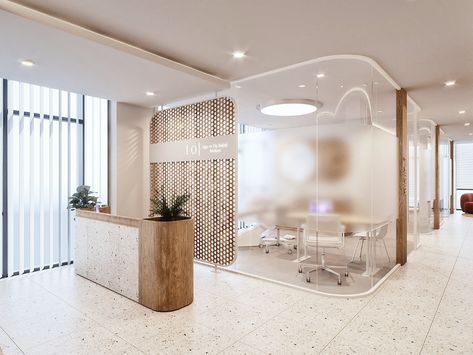 Modern Healthcare Design, Modern Dental Clinic Design, Dental Clinic Architecture, Small Dental Clinic Design, Small Clinic Design, Dental Clinic Reception Design, Clinic Architecture, Dental Furniture, Modern Dental Office