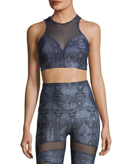 @neiman Marcus Koral Activewear, Activewear Trends, High Neck Bra, Printed Sports Bra, Strappy Sports Bras, Whimsical Fashion, Clothing Retail, Racerback Sports Bra, Hot Yoga