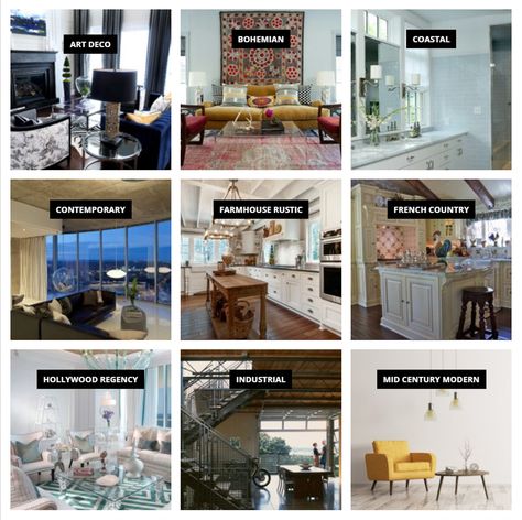 Confused about what the different interior decorating styles are and what decor elements fit in each of them? Let the Interior Decorating Styles Matrix help you find the styles that match your decorating preferences. When it comes to decorating, one […] The post Decorating Styles 101: Find The Interior Design Styles You Love appeared first on From House To Home. Interior Styles Types, Types Of Home Decor Styles, Paradise Decor, Types Of Interior Design Styles, House Styling Interior, Different Home Decor Styles, Different Interior Design Styles, Interior Design Principles, Outfit Office