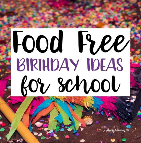 Birthday Treats For School Non Food, Non Food Treats For School Birthday, Food Free Birthday Treats For School, Non Food Party Favors For School, School Safe Birthday Treats, School Birthday Craft Ideas, Party Favor Snacks, Best Birthday Treats For School, Classroom Bday Treats