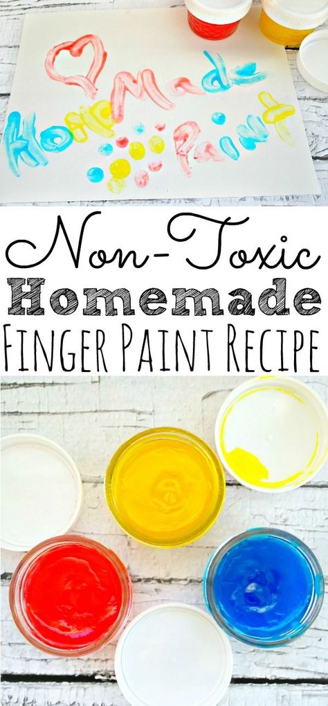 Sensory play is not only fun but necessary for kids. This Non-Toxic Homemade Finger Paint Recipe is perfect for toddlers and older kids. Finger Paint made with food ingredients perfect for little kids or make it into a science finger paint event for older kids. - simplytodaylife.com #fingerpaint #homemadepaint #nontoxicfingerpaint #homemadefingerpaint Finger Paint Recipe, Finger Painting For Toddlers, Homemade Finger Paint, Finger Painting For Kids, Paint For Kids, Paint Recipe, Homemade Paint, Finger Paint, Diy Bebe