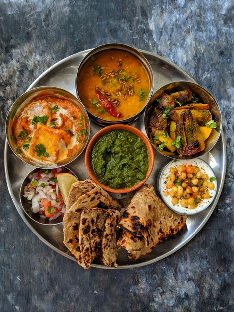 10 Indian Thali Meal Ideas | Indian Food Recipes - Fun FOOD Frolic Thali Menu Ideas, Indian Thali Vegetarian, Food Plate Aesthetic, Veg Thali Indian, Prashad Indian, Meal Ideas Indian, Seviyan Kheer, Dinner Ideas Indian, Vegetarian Indian Food