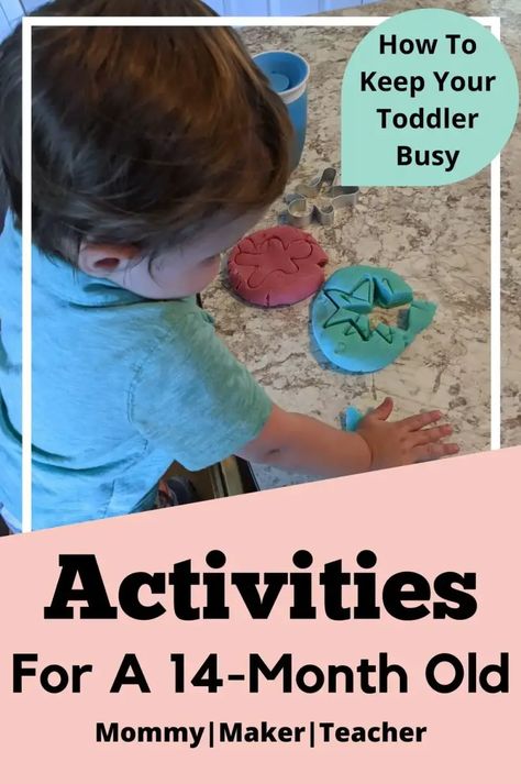 39 Activities For A 14-Month-Old Baby And Busy Toddler | Fun Ideas For Development And Learning - Mommy|Maker|Teacher What Can I Teach My 15 Month Old, Teaching 15 Month Old, Indoor Activities For 13 Month Old, Things To Do With 15 Month Old At Home, 15 Mo Old Activities, Things To Do With 13 Month Old, Daily Activities For 15 Month Old, Activities For 15 Months, Toddler Activities 15 Month Old