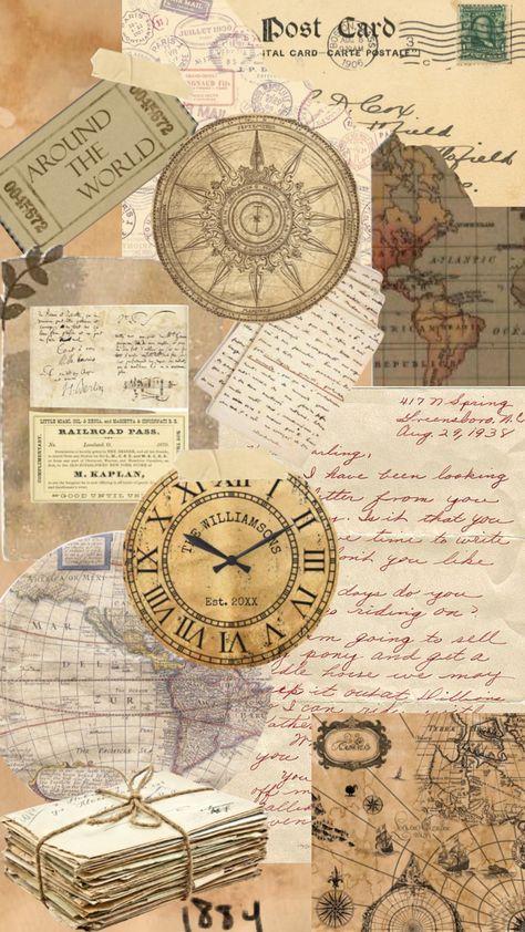 Travel #moodboard #vintage #travel #vintagetravel #oldletters Travel Scrapbooking Ideas, Vintage Design For Scrapbook, Vintage Paper Printable, Vintage Scrapbook Paper, Creative School Project Ideas, Scrapbook Cover, Papel Vintage, Old Paper Background, Vintage Paper Background