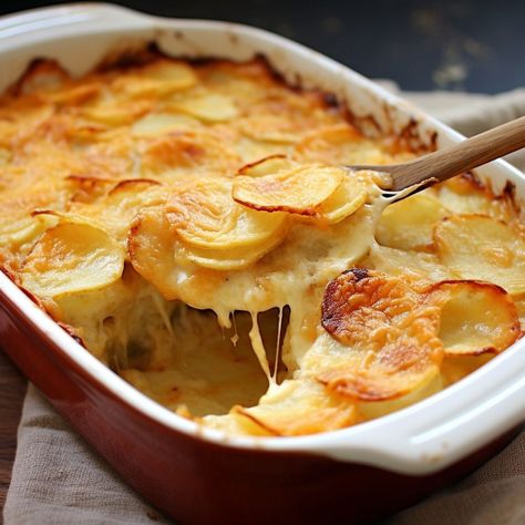 Scalloped Potato Casserole, Casserole Kitchen, Scalloped Potato, Best Potato Recipes, Scalloped Potatoes Cheesy, Scalloped Potato Recipes, Potato Recipes Side Dishes, Potatoe Casserole Recipes, Yukon Gold