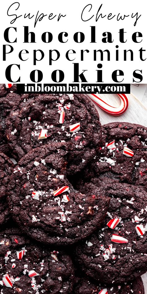 Double Chocolate Chip Peppermint Cookies, Chocolate Cookies With Peppermint Kisses, Easy Chocolate Peppermint Cookies, Chocolate Chip Cookies With Crushed Peppermint, Cookies With Peppermint, Sourdough Peppermint Cookies, Triple Chocolate Peppermint Cookies, Chocolate Chip Peppermint Cookies, Cookies With Peppermint Chips