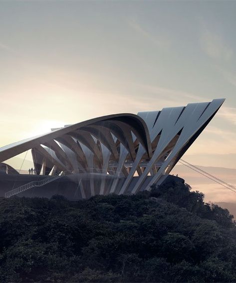 ZHA unbuilt: zaha hadid architects' unrealized, unpublished designs Futuristic Architecture, Zaha Hadid, Contemporary Villa, Parametric Architecture, Contemporary Exterior, Zaha Hadid Architects, Amazing Buildings, Contemporary Farmhouse, A Hill