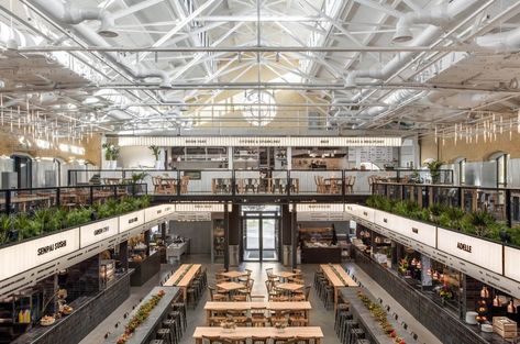 Industrial Architecture, Food Hall, Architecture Interiors, Food Court, Interior Architect, Adobe Photoshop Lightroom, Food Market, Old Building, Brickwork